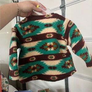 Wrangler Teal and Brown Patterned jacket
